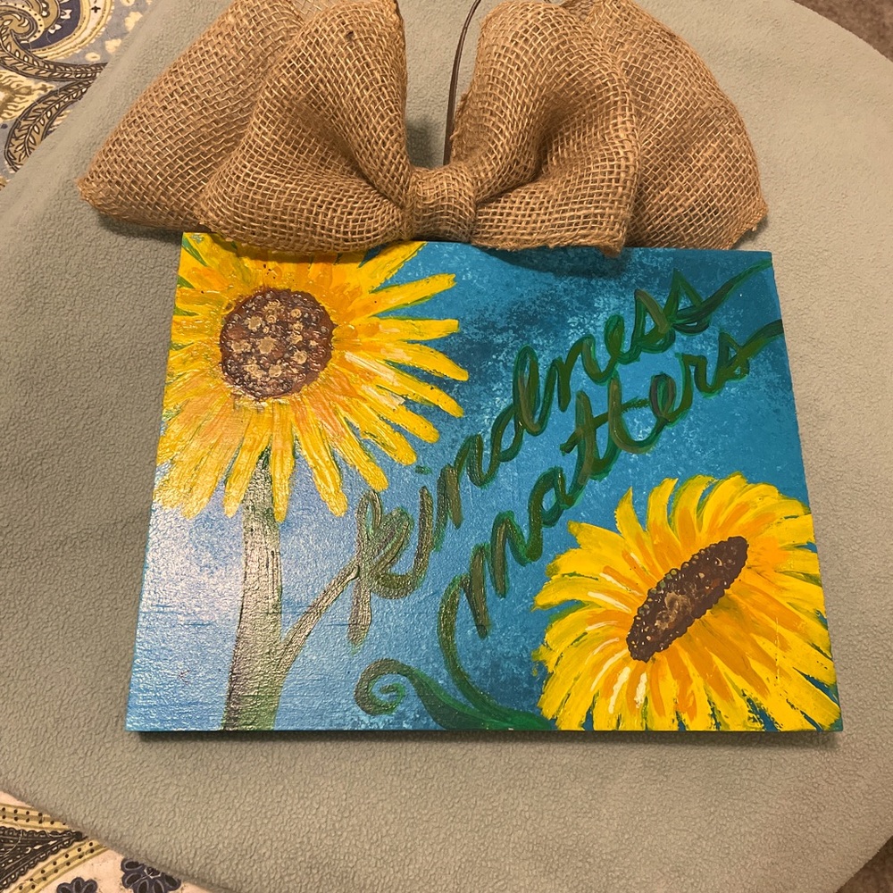 Handmade sign